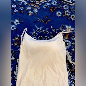 Beige tank top with sewed in bra/pads, perfect condition!